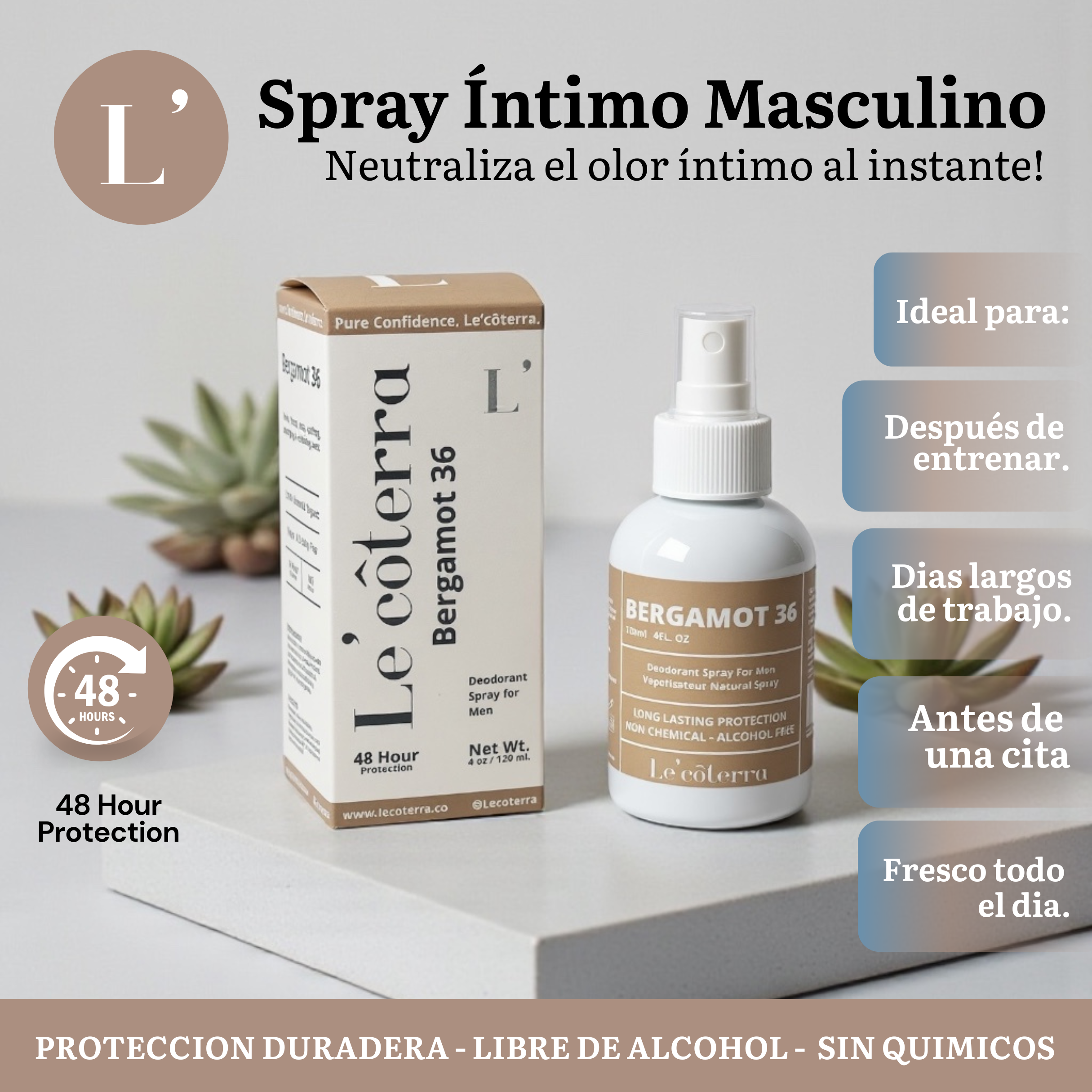 Bergamot 36 | Frescura Íntima Masculina