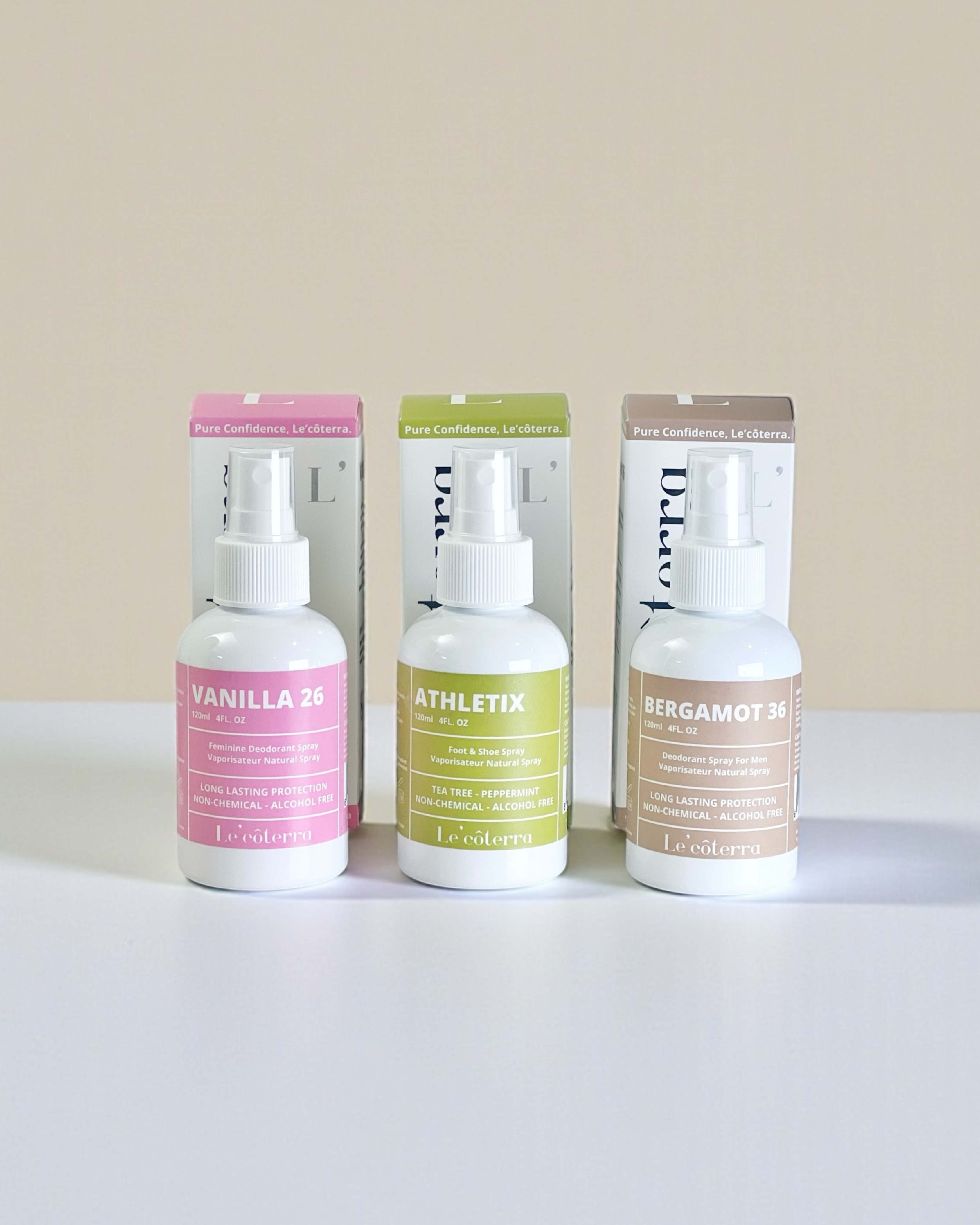 Pack x 3 | VANILLA 26 - BERGAMOT 36 - ATHLETIX